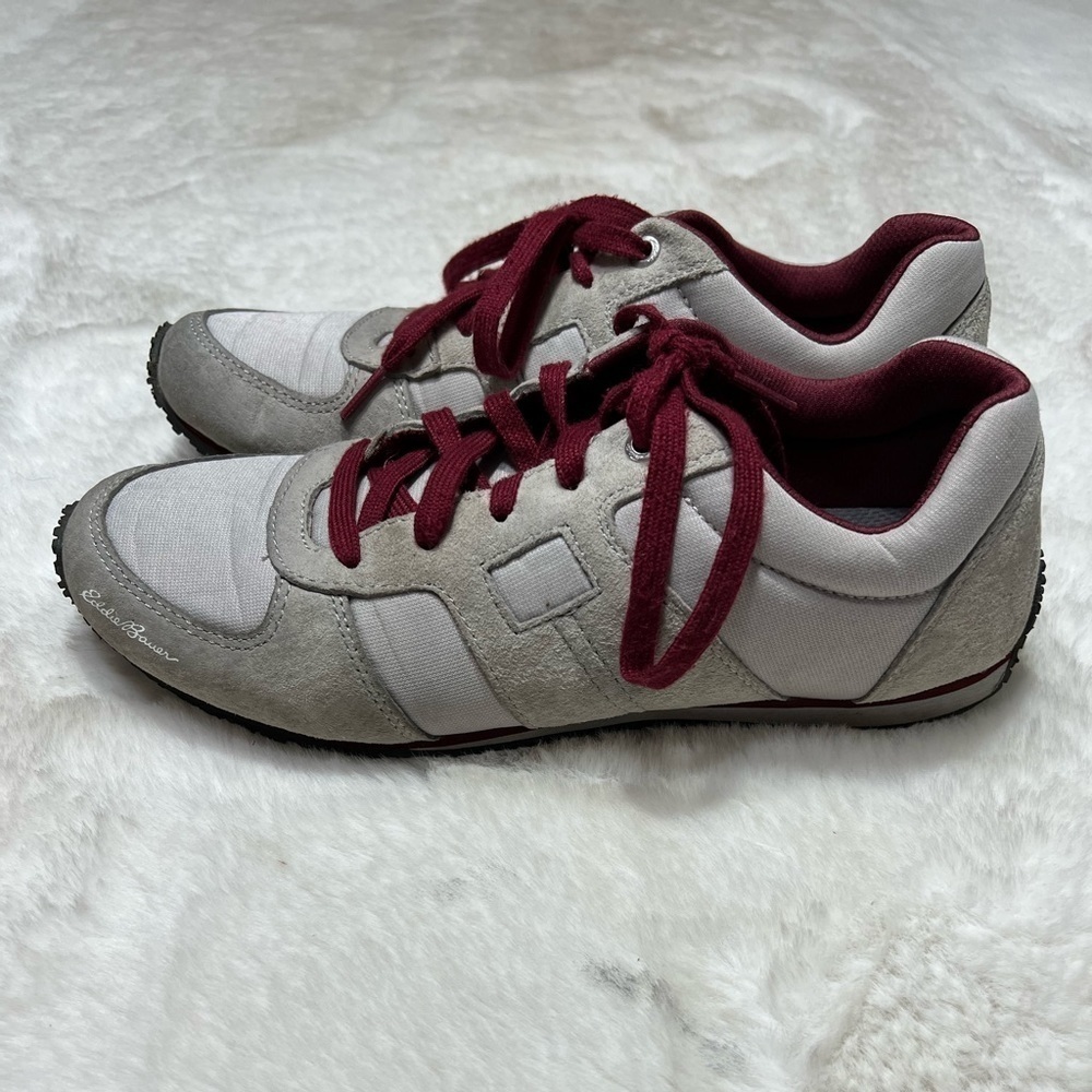 Eddie Bauer suede sneakers womens size 10